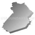 Census Tract 9606, Transylvania County, North Carolina (Gray Gradient Fill with Shadow)