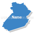 Census Tract 9606, Transylvania County, North Carolina (Solid Fill with Shadow)