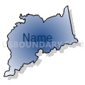 Census Tract 9604.02, Transylvania County, North Carolina (Radial Fill with Shadow)