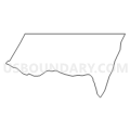 Census Tract 9204.01, Northampton County, North Carolina (Light Gray Border)