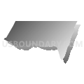 Census Tract 9204.01, Northampton County, North Carolina (Gray Gradient Fill with Shadow)
