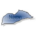 Census Tract 101.02, Catawba County, North Carolina (Radial Fill with Shadow)