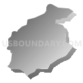 Census Tract 103.01, Catawba County, North Carolina (Gray Gradient Fill with Shadow)