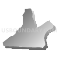 Census Tract 115.04, Catawba County, North Carolina (Gray Gradient Fill with Shadow)