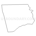 Census Tract 9502, Moore County, North Carolina (Light Gray Border)