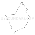 Census Tract 206.02, Brunswick County, North Carolina (Light Gray Border)
