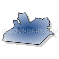 Census Tract 211, Edgecombe County, North Carolina (Radial Fill with Shadow)