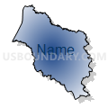 Census Tract 207, Edgecombe County, North Carolina (Radial Fill with Shadow)