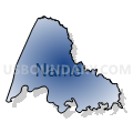 Census Tract 206, Edgecombe County, North Carolina (Radial Fill with Shadow)