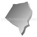 Census Tract 713.03, Harnett County, North Carolina (Gray Gradient Fill with Shadow)