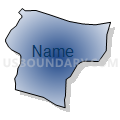 Census Tract 541.10, Wake County, North Carolina (Radial Fill with Shadow)