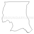Census Tract 9601, Bertie County, North Carolina (Light Gray Border)
