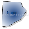 Census Tract 316.01, Randolph County, North Carolina (Radial Fill with Shadow)