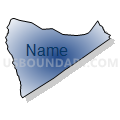 Census Tract 544.02, Wake County, North Carolina (Radial Fill with Shadow)