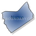 Census Tract 543.02, Wake County, North Carolina (Radial Fill with Shadow)