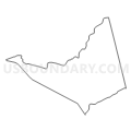 Census Tract 9902, Hyde County, North Carolina (Light Gray Border)