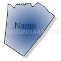 Census Tract 117.03, New Hanover County, North Carolina (Radial Fill with Shadow)