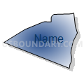 Census Tract 531.07, Wake County, North Carolina (Radial Fill with Shadow)