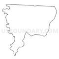 Census Tract 708, Lincoln County, North Carolina (Light Gray Border)
