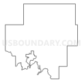 Census Tract 9577, Ramsey County, North Dakota (Light Gray Border)
