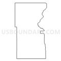 Census Tract 9680, Barnes County, North Dakota (Light Gray Border)
