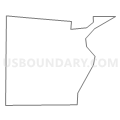 Census Tract 8.01, Cass County, North Dakota (Light Gray Border)