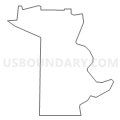 Census Tract 9710, Richland County, North Dakota (Light Gray Border)