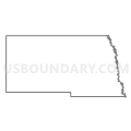 Census Tract 9707, Richland County, North Dakota (Light Gray Border)