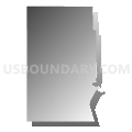 Census Tract 9675, Stutsman County, North Dakota (Gray Gradient Fill with Shadow)
