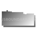 Census Tract 9672, Stutsman County, North Dakota (Gray Gradient Fill with Shadow)