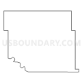 Census Tract 9552, Mountrail County, North Dakota (Light Gray Border)