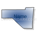 Census Tract 4081, Medina County, Ohio (Radial Fill with Shadow)