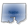 Census Tract 4080.03, Medina County, Ohio (Radial Fill with Shadow)
