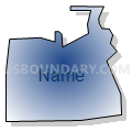 Census Tract 4080.01, Medina County, Ohio (Radial Fill with Shadow)