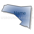 Census Tract 223.02, Hamilton County, Ohio (Radial Fill with Shadow)