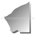 Census Tract 12, Ashtabula County, Ohio (Gray Gradient Fill with Shadow)