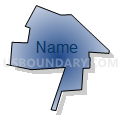 Census Tract 239.01, Hamilton County, Ohio (Radial Fill with Shadow)