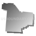 Census Tract 225, Hamilton County, Ohio (Gray Gradient Fill with Shadow)