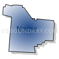 Census Tract 225, Hamilton County, Ohio (Radial Fill with Shadow)