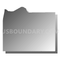 Census Tract 13.02, Ashtabula County, Ohio (Gray Gradient Fill with Shadow)