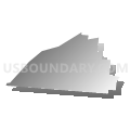 Census Tract 56, Hamilton County, Ohio (Gray Gradient Fill with Shadow)