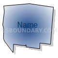 Census Tract 223.01, Hamilton County, Ohio (Radial Fill with Shadow)