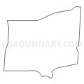 Census Tract 216.03, Hamilton County, Ohio (Light Gray Border)