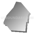 Census Tract 69, Hamilton County, Ohio (Gray Gradient Fill with Shadow)