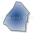 Census Tract 69, Hamilton County, Ohio (Radial Fill with Shadow)