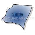 Census Tract 257, Hamilton County, Ohio (Radial Fill with Shadow)