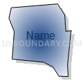 Census Tract 53.02, Hamilton County, Ohio (Radial Fill with Shadow)