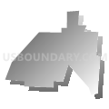 Census Tract 271, Hamilton County, Ohio (Gray Gradient Fill with Shadow)