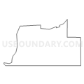 Census Tract 9588, Defiance County, Ohio (Light Gray Border)