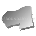 Census Tract 15.01, Montgomery County, Ohio (Gray Gradient Fill with Shadow)